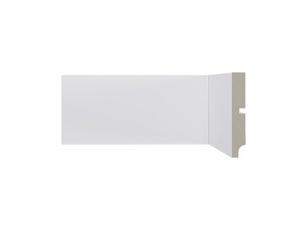 Rodapé De Poliestireno Barra Santa Luzia Liso 10x240x1,5